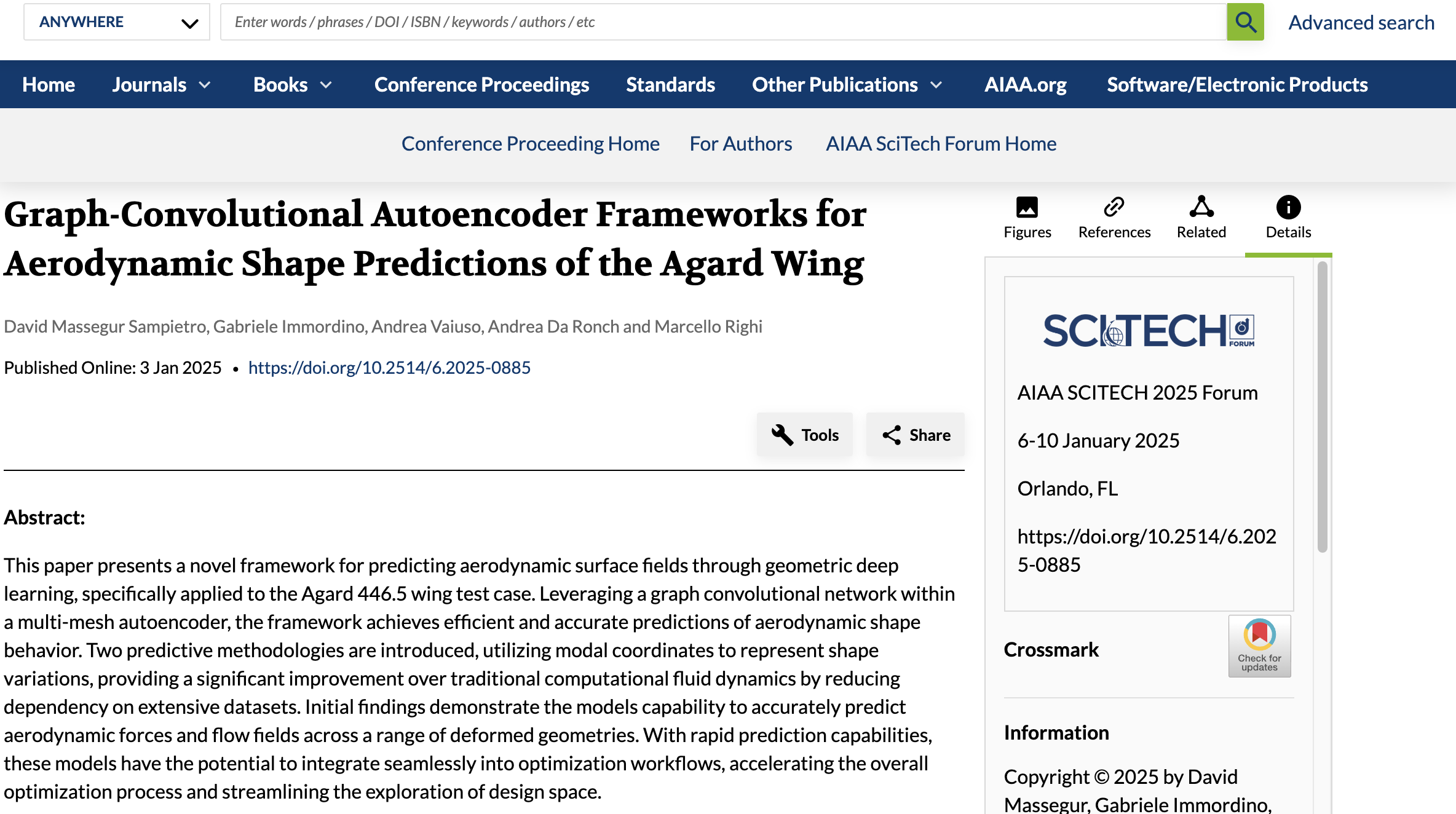 Preview of AGARD wing paper