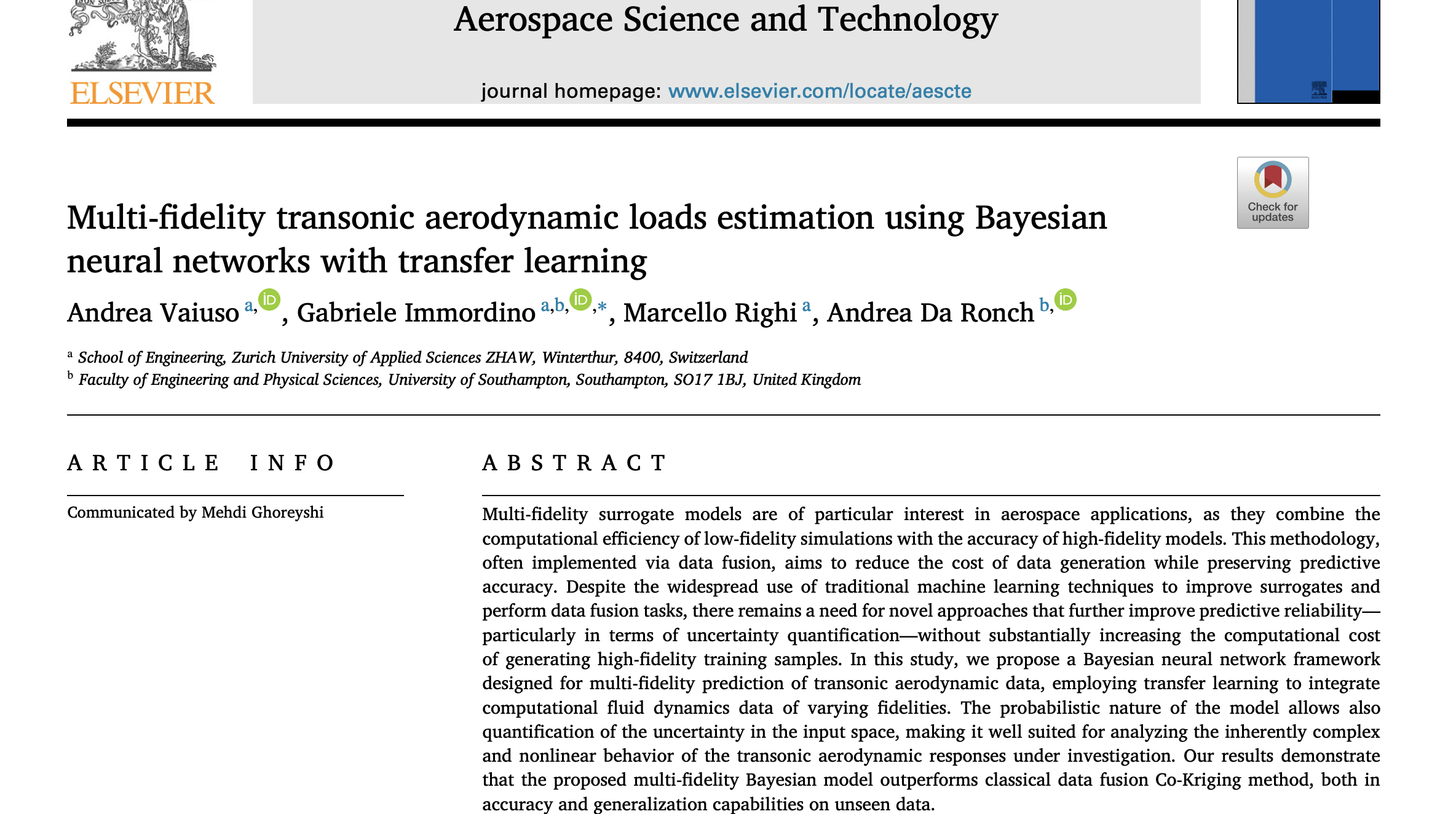Preview of multi-fidelity transonic aerodynamic loads paper